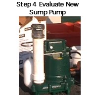 Step 4. Evaluate tne New Zoeller Sump Pump. Is it the same height and width? Where is the float swtich with guard?